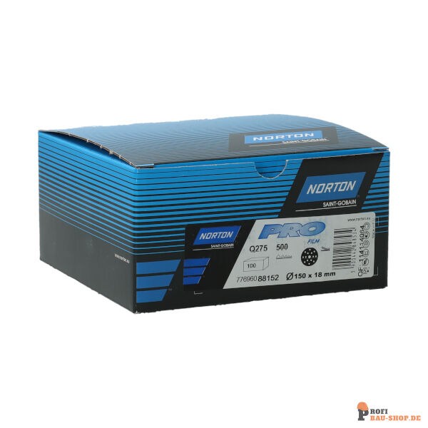 nortonschleifmittel/NORTON_schleifmittel_77696088152 Discs Selfgrip Norton Norton Pro Film 15x18 Grit 500 14 holes_147001